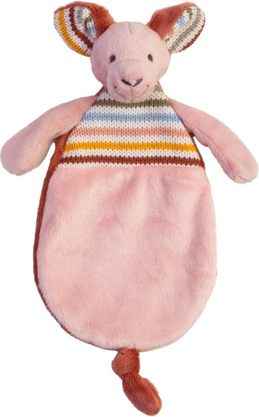 Happy Horse Kangoeroe Katey Knuffeldoekje - Roze/Multi - Baby cadeau van Happy Horse