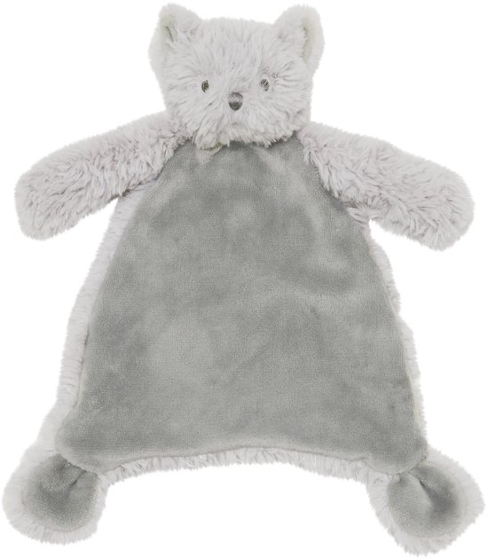 Happy Horse Kat Cobien Tuttle Knuffeldoek - Grijs - Baby cadeau van Merkloos