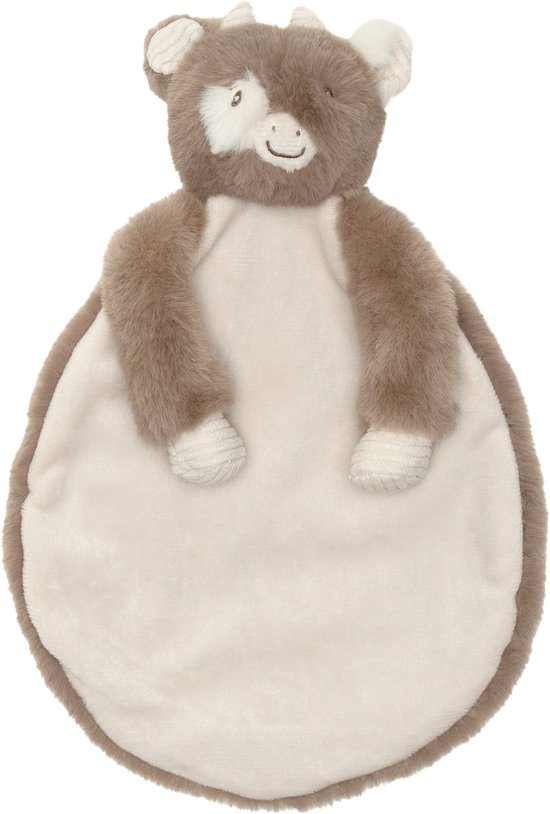 Happy Horse Koe Casey Knuffeldoek 26 cm - Bruin - Baby cadeau van Merkloos
