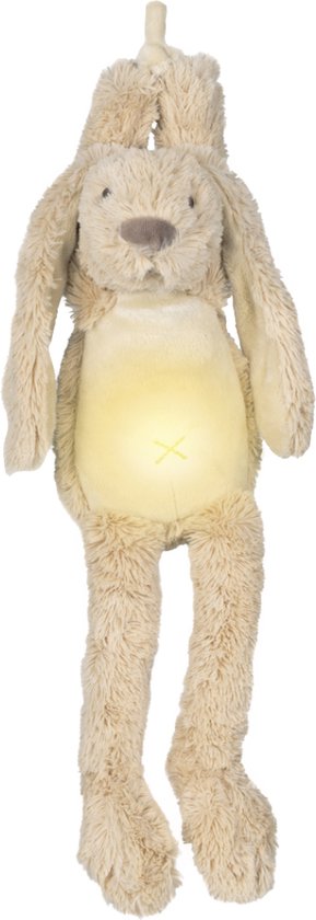 Happy Horse Konijn Richie Nachtlampje met rustgevende geluiden 34cm - Beige - Baby cadeau van Happy Horse