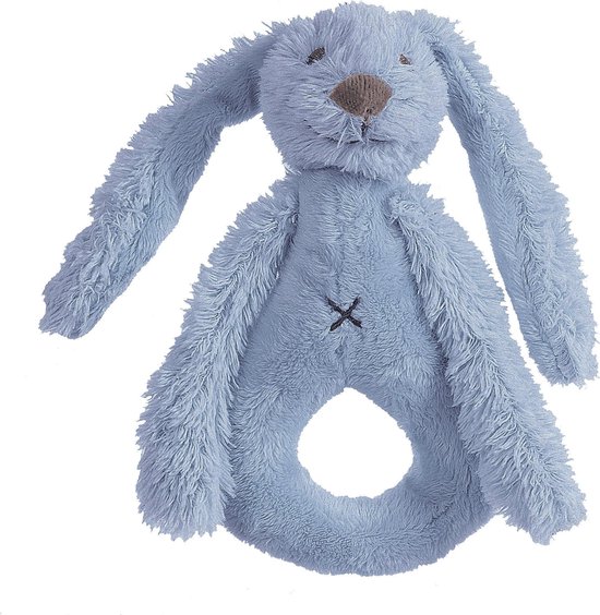 Happy Horse Konijn Richie Rammelaar - Donkerblauw - Baby cadeau van Happy Horse