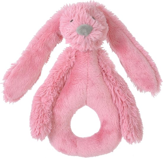 Happy Horse Konijn Richie Rammelaar - Donkerroze - Baby cadeau van Happy Horse