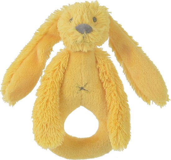 Happy Horse Konijn Richie Rammelaar - Geel - Baby cadeau van Happy Horse