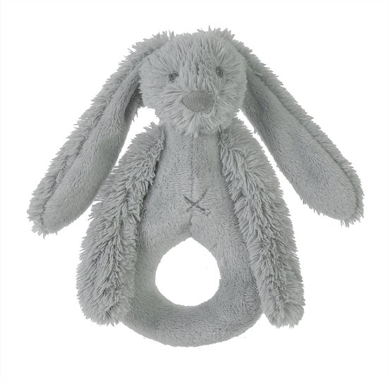 Happy Horse Konijn Richie Rammelaar - Grijs - Baby cadeau van Happy Horse