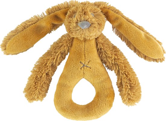 Happy Horse Konijn Richie Rammelaar - Okergeel - Baby cadeau van Happy Horse
