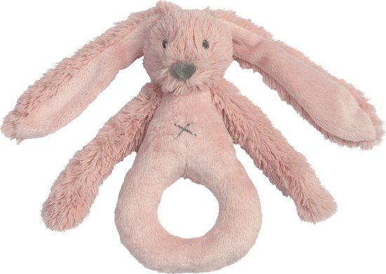 Happy Horse Konijn Richie Rammelaar - Oudroze - Baby cadeau van Happy Horse