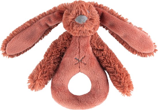 Happy Horse Konijn Richie Rammelaar - Roestbruin - Baby cadeau van Happy Horse
