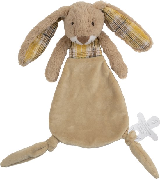 Happy Horse Konijn Riley Knuffeldoekje - Beige - Baby cadeau van Happy Horse
