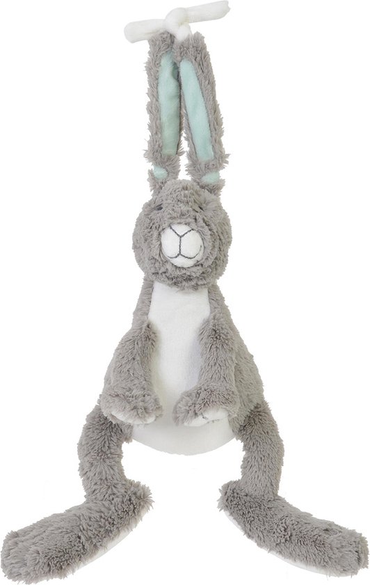 Happy Horse Konijn Twine Muziekknuffel - Grijs - Baby cadeau van Happy Horse