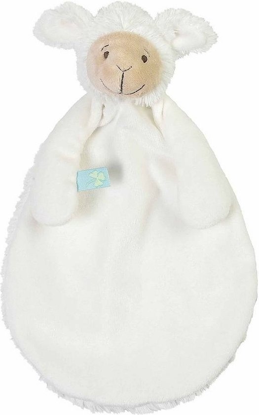 Happy Horse Lam Lugano Knuffeldoekje - Wit - Knuffel cadeau van Happy Horse