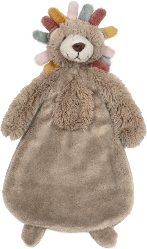 Happy Horse Leeuw Leon Knuffeldoekje - Bruin/Multi colour - Baby cadeau van Happy Horse