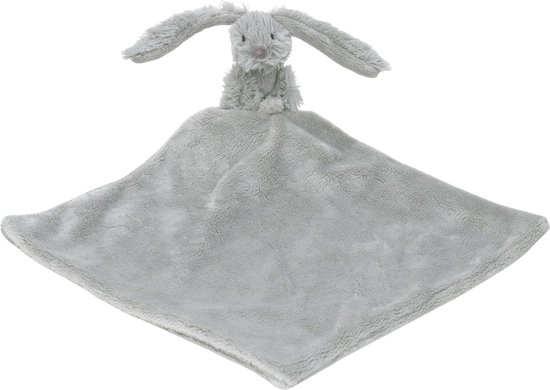 Happy Horse Mini Konijn Richie met knuffeldoek 28 cm - Grijs - Baby cadeau van Happy Horse