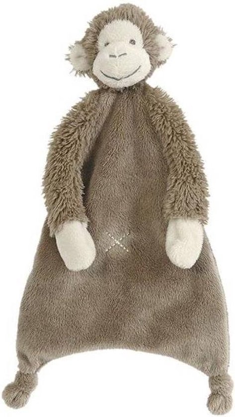 Happy Horse - Monkey Mickey Tuttle - Kleur Clay - babycadeau - Tutteldoekje van Merkloos