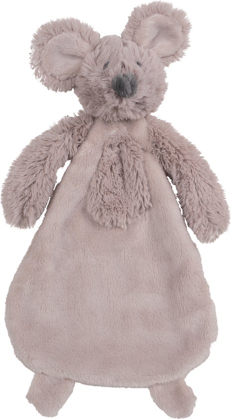 Happy Horse Muis Mex Knuffeldoekje - Oud lila - Baby cadeau van Happy Horse