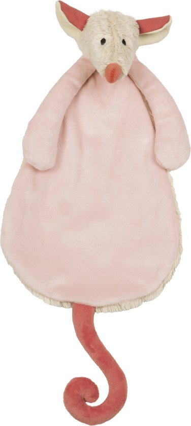 Happy Horse Muis Mia Knuffeldoekje - Beige/Roze - Baby cadeau van Happy Horse