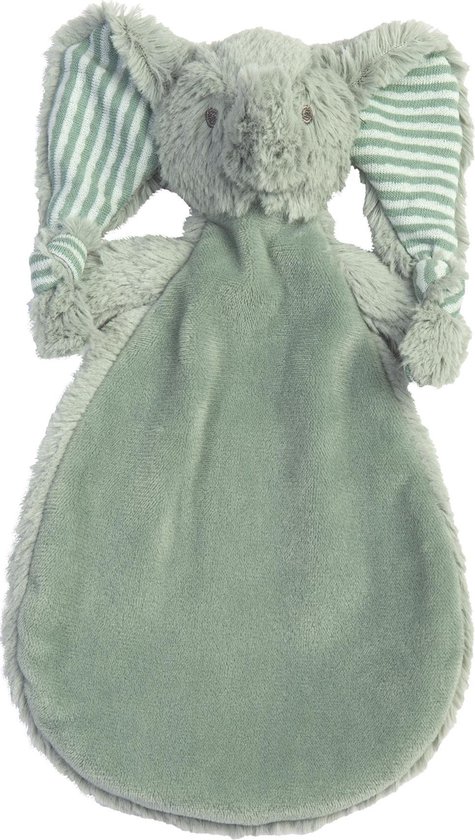 Happy Horse Olifant Eddy Knuffeldoekje - Groen - Baby cadeau van Happy Horse