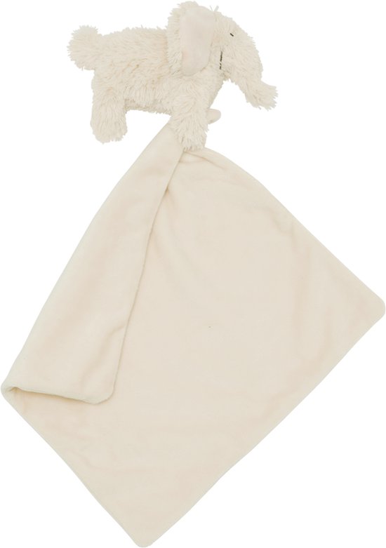 Happy Horse Olifant Ezzy Tuttle Knuffeldoek - Ecru - Baby cadeau van Merkloos
