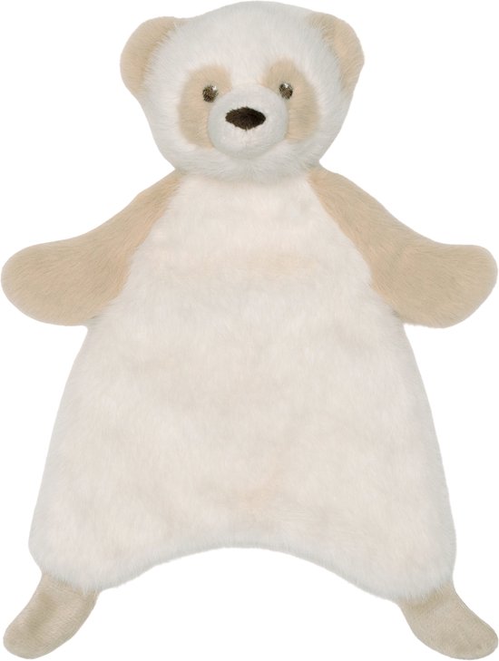 Happy Horse Panda Pinto Knuffeldoek 23 cm - Wit/Beige - Baby cadeau van Merkloos
