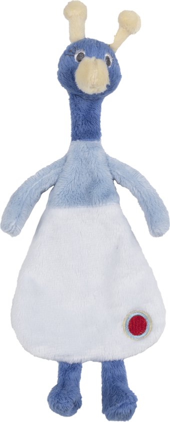 Happy Horse Pauw Polly Knuffeldoekje - Blauw - Baby cadeau van Happy Horse