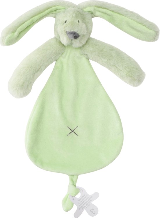 Happy Horse Recycled Konijn Richie Knuffeldoek 25 cm - Pistachegroen - Baby cadeau van Happy Horse