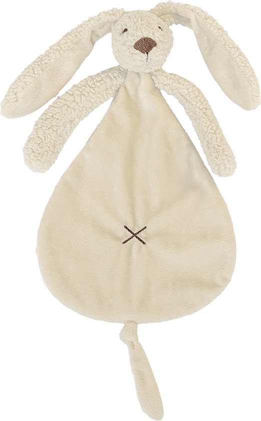 Happy Horse Recycled Konijn Richie Knuffeldoekje - Beige - Baby cadeau van Happy Horse