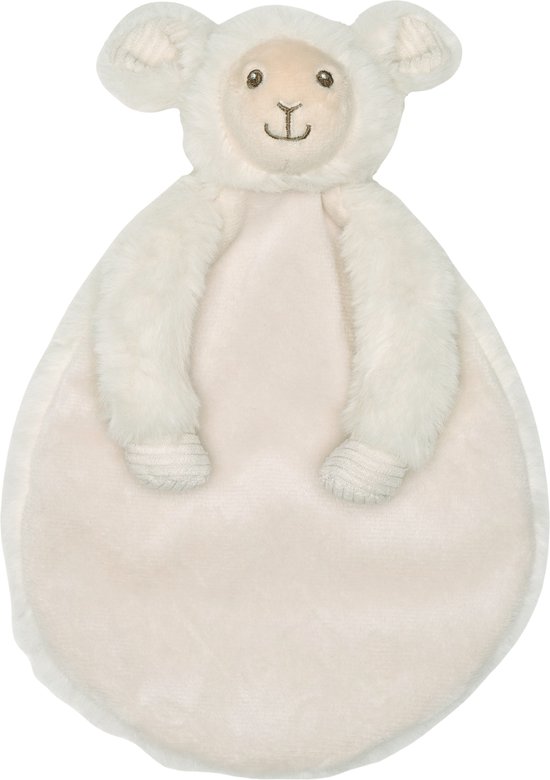 Happy Horse Schaap Seth Knuffeldoek 26 cm - Ecru - Baby cadeau van Merkloos