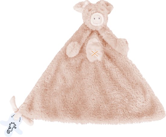 Happy Horse Varken Pinky Knuffeldoekje - Roze - Baby cadeau van Happy Horse