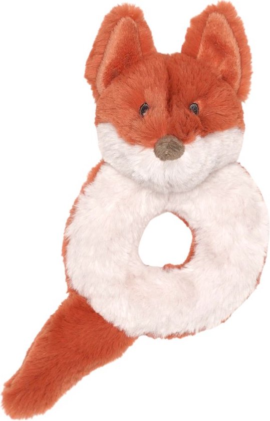 Happy Horse Vos Flore Rammelaar 15 cm - Roestbruin - Baby cadeau van Happy Horse