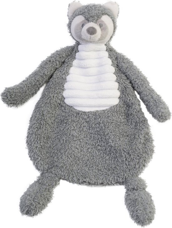 Happy Horse Wasbeer Knuffeldoekje - Grijs - Baby cadeau van Happy Horse