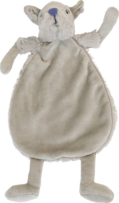 Happy Horse Wolf Willow Knuffeldoekje - Grijs - Baby cadeau van Happy Horse