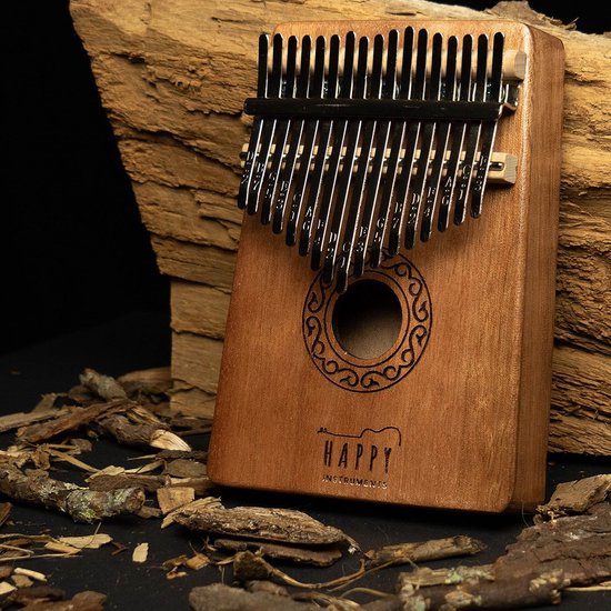 Happy Instruments - Kalimba muziekinstrument - Duimpiano - 17 tonen van Happy Instruments
