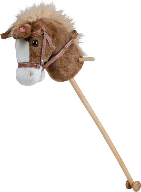 Happy People Stokpaard Bruin Met Geluid 90 Cm van Happy People