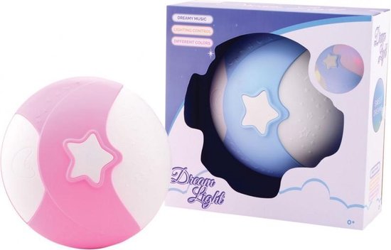 Happy World Magisch nachtlampje met geluid 2 assorti van Happy World