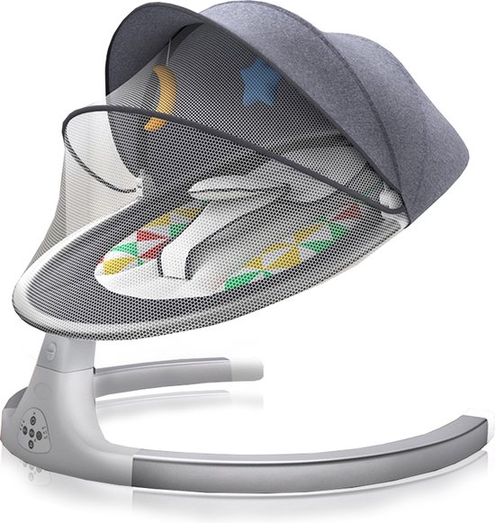 Happyment® Elektrische babyschommel - Babyswing wipper - Wieg - Wipstoel - Wipstoeltjes voor baby - Black friday - Kerstcadeau van Happyment