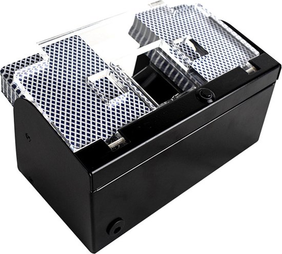Happyment Elektrische Kaartenschudmachine ‚Kaartschud Machine ‚Kaarten Shuffler ‚Kaartenschudder ‚Poker ‚Blackjack ‚Voor 1-2 Decks van Happyment