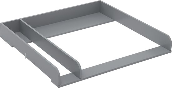 Happyment Veiligheidsheids verschoonkussen frame - Met vastmaak clipjes - Aankleedkussen frame - Extra veilig - Wit van Happyment