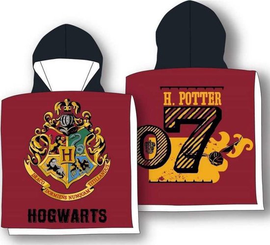Harry Potter - Badponcho - Poncho - Met capuchon - 55x110cm. van Harry Potter