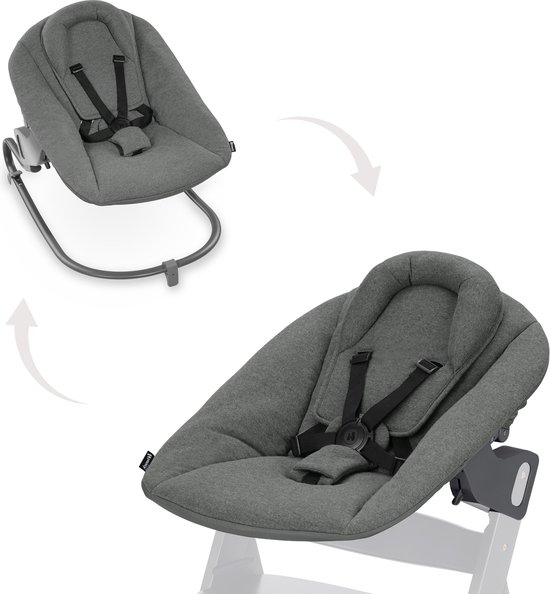 Hauck Alpha Bouncer Premium - Wipstoel - Dark Grey van Hauck