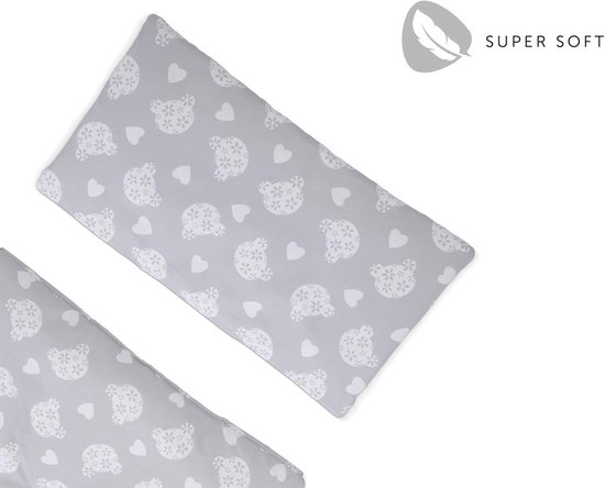 Hauck Alpha Highchair Pad Deluxe stoelverkleiner voor houten kinderstoel - gemakkelijk te bevestigen - grijs - comfortabel en duurzaam van Hauck