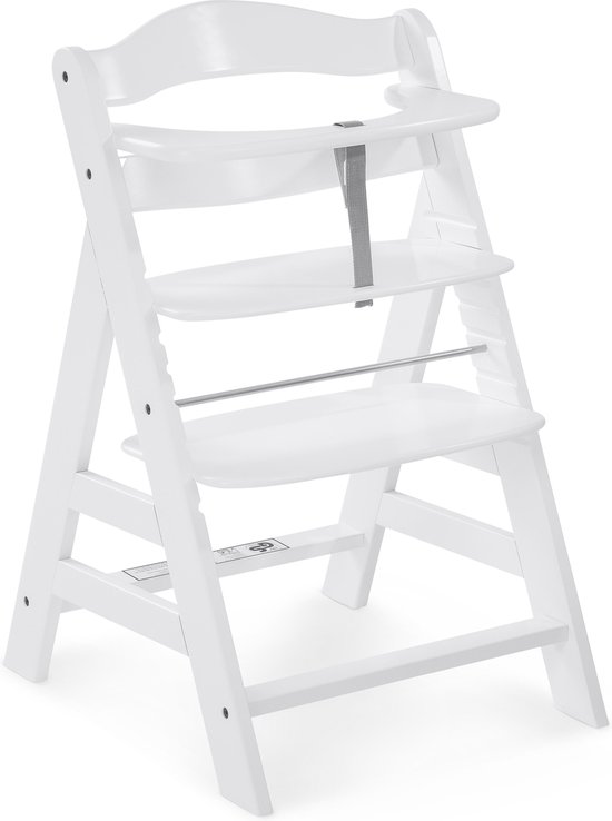 Hauck Alpha+ White Kinderstoel - Wit FSC® gecertificeerd beukenhout van Hauck