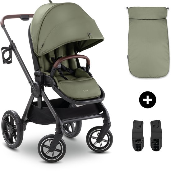 hauck Comfort N Care - Premium kinderwagen met extra comfort - olive van Hauck
