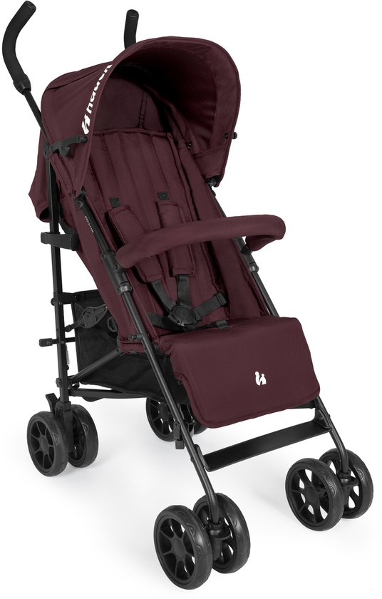 hauck Fold N Care - Lichtgewicht buggy met kap voor op reis - Blackberry van Hauck