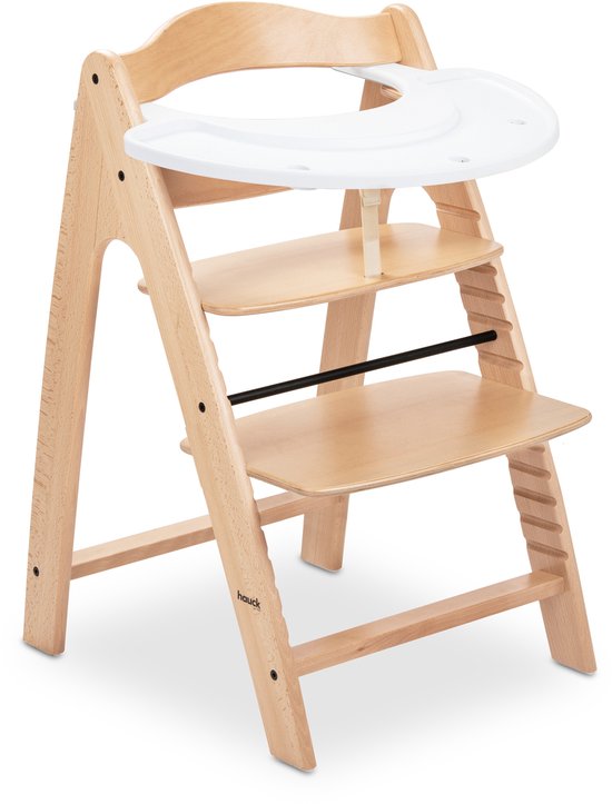 hauck kinderstoel set Arketa N Play - houten kinderstoel met speelblad - FSC®-gecertificeerd beukenhout - Beech van Hauck