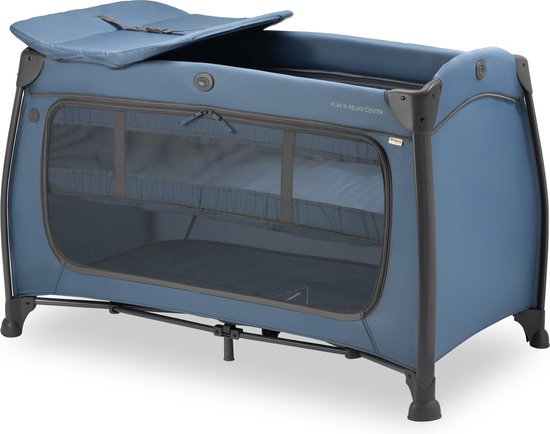 Hauck Play N Relax Center - Campingbedje - Gemakkelijk te vervoeren - Dark Blue van Hauck