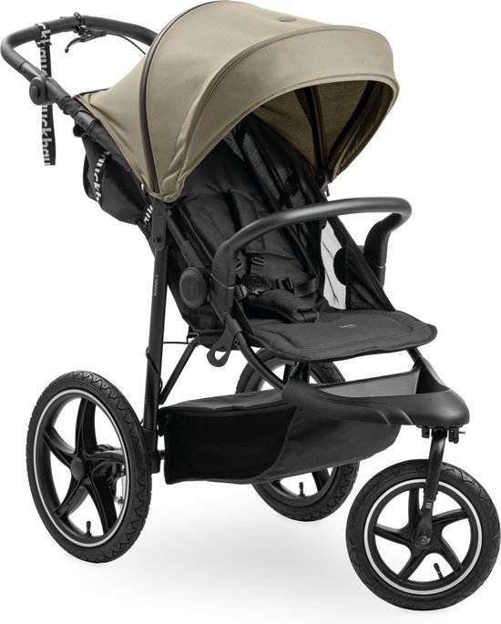 Hauck Runner 3 - Buggy - XL-luchtwielen - Vering - Olive van Hauck