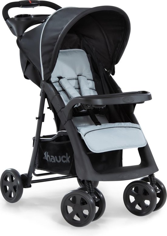 Hauck Shopper Neo II buggy - vanaf geboorte - Caviar / Silver van Hauck