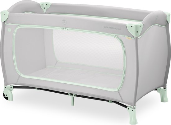 Hauck Sleep N Play Go Plus - Campingbedje - met wielen - Extra grote doorgang - Dusty Mint van Hauck