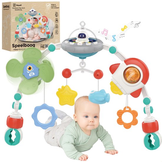 HAYALI® Muzikale Play Arch Speelboog Speelgoed Verstelbare Mobiele voor Peuter Jongen en Meisje van HAYALI®