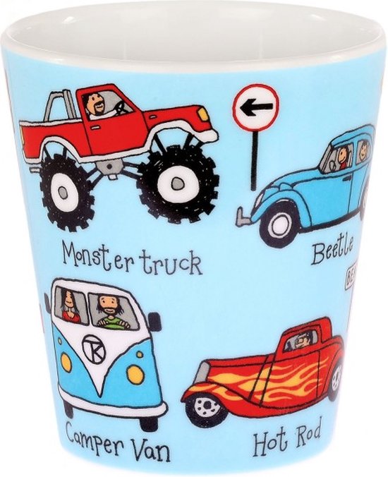 heel klein Auto's kinder melamine bekertje (8 x 7cm) - Tyrrell Katz van Tyrrell Katz