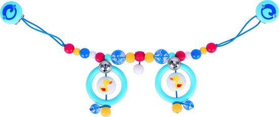 Heimess Kinderwagenspanner Eend 40cm Plastic Met Clips van Heimess